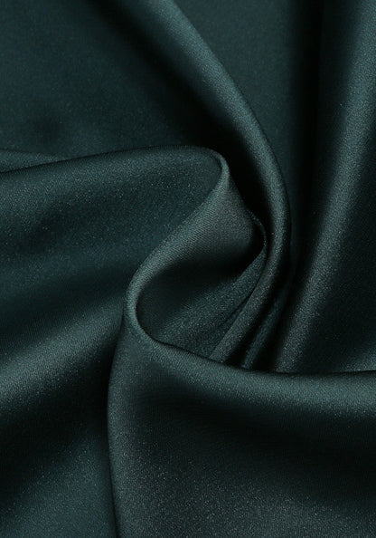 Strapless Draped Corset Maxi Dress Green